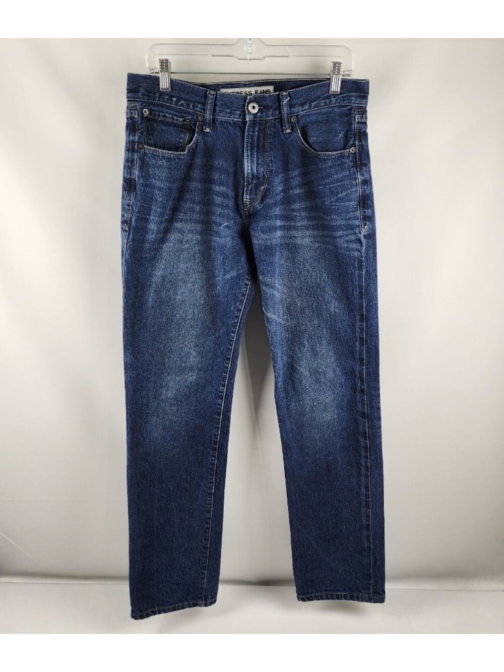 Express Jeans Mens 32x31 Blue Slim Fit Rocco Straight Leg Denim